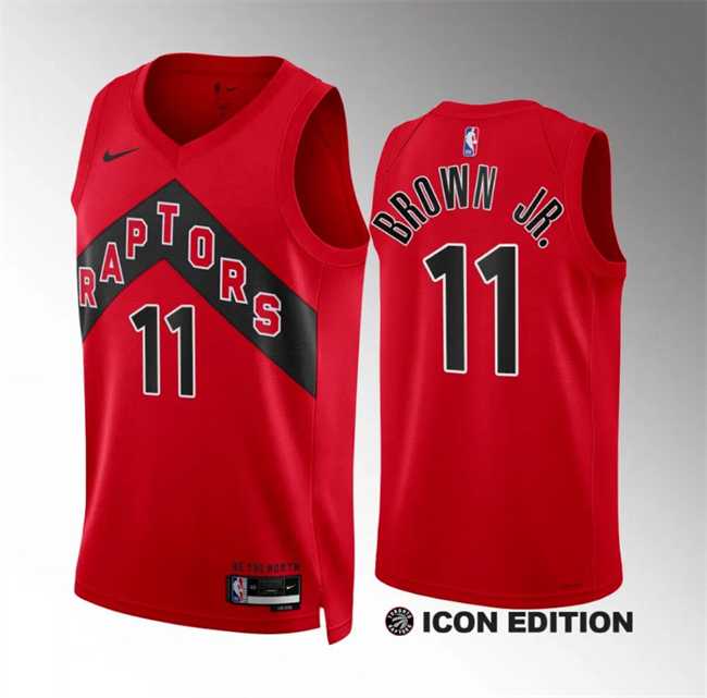 Men's Toronto Raptors #11 Bruce Brown Jr Red Icon Edition Stitched Basketball Jersey Dzhi,We sell and wholesale Men's Toronto Raptors #11 Bruce Brown Jr Red Icon Edition Stitched Basketball Jersey Dzhi on line form chian!